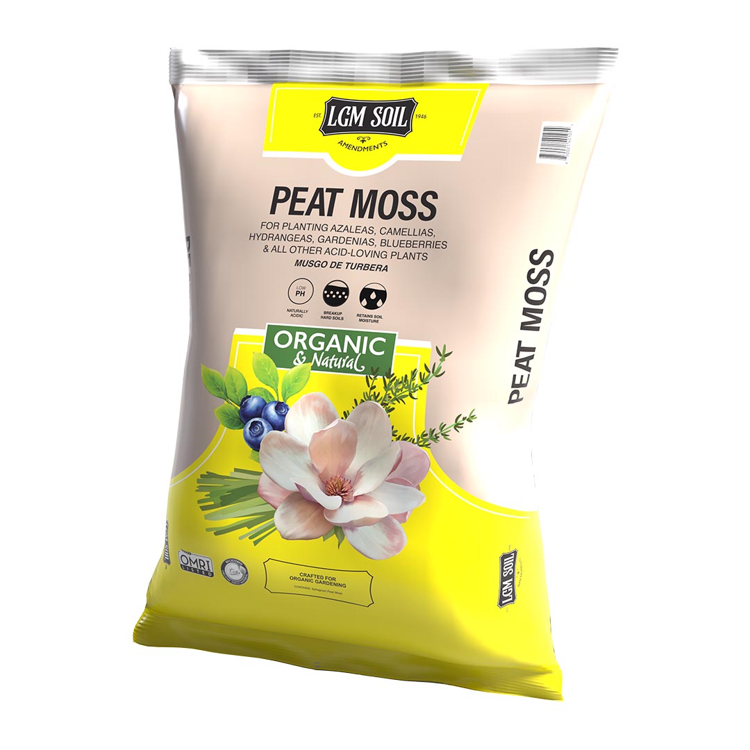 frontside of lgm peat moss bag