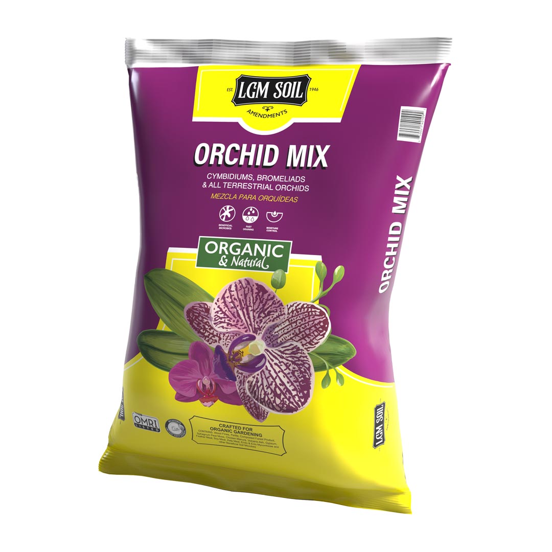 frontside of orchid mix bag